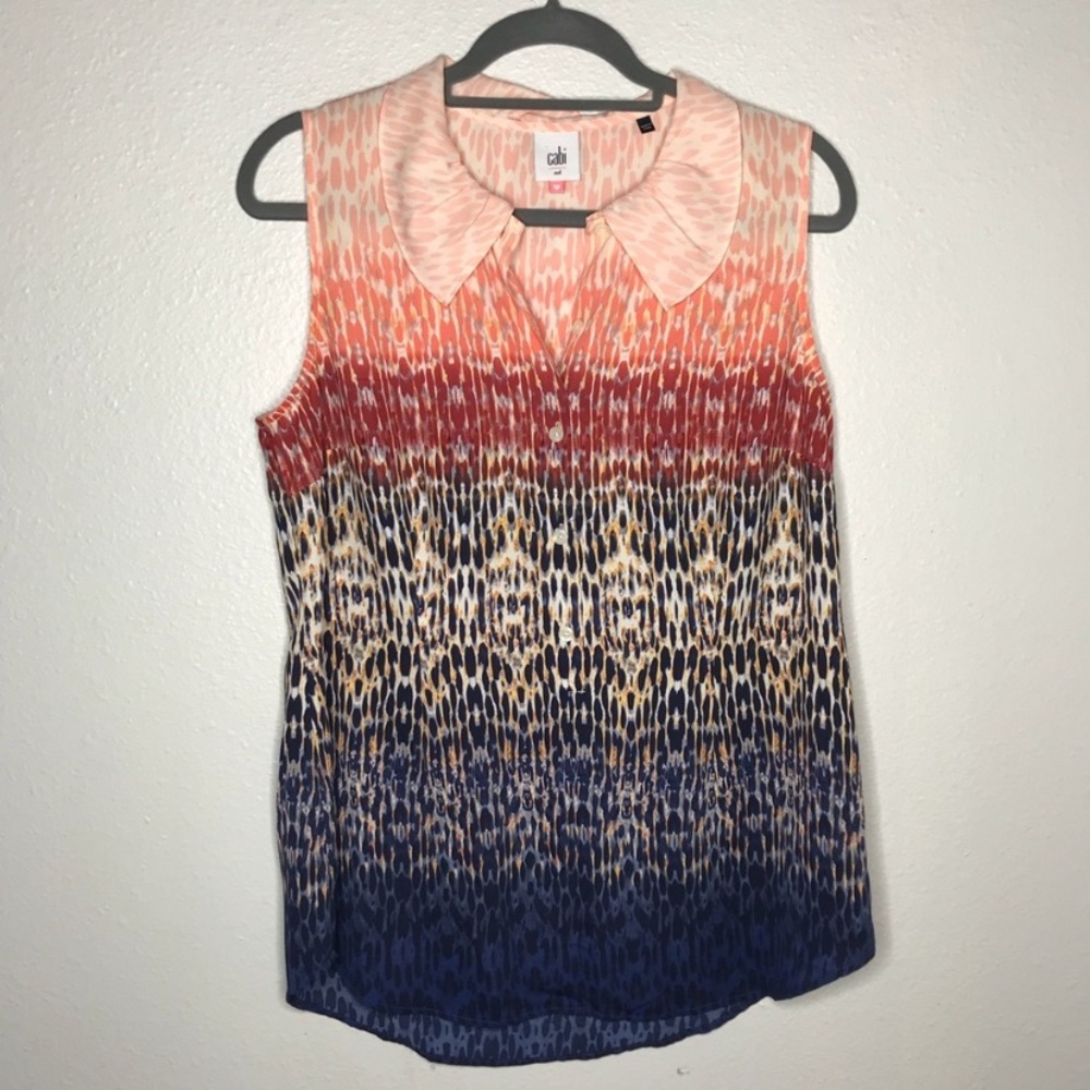 cabi sleeveless blouse